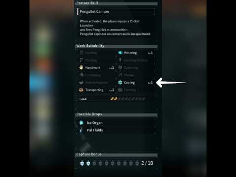 Paldeck No. 10/111 - Pengullet #palworld #shorts #smallyoutuber