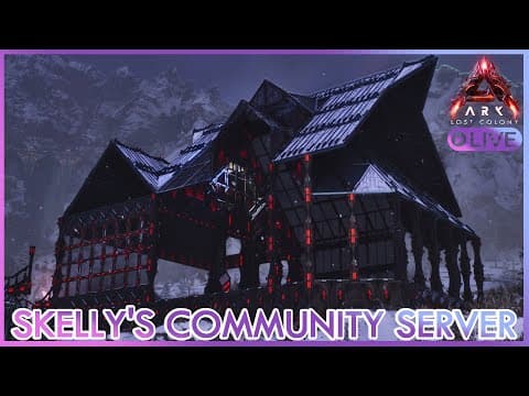 (LIVE 🔴) STREAM ENDS WHEN MY BASE IT DONE!! (Maybe..)| Skelly's Lost Colony Community Server [Day 5]