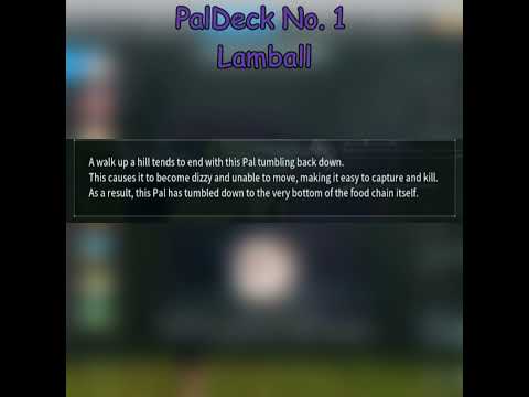 Paldeck No. 1/111 - Lamball #palworld #shorts #smallyoutuber