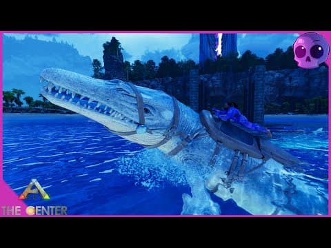 I Tamed a Basiliosaur UNDERNEATH  My NEW BASE on The Center [EP28]
