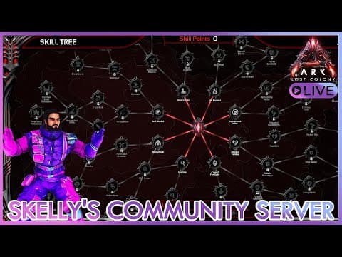 (LIVE 🔴) I Have SO MANY Skills To Unlock!! | Skelly's Lost Colony Community Server [Day 9]