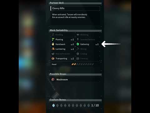 Paldeck No. 8/111 - Tanzee #palworld #shorts #smallyoutuber