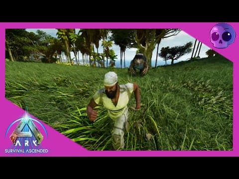 WE OUTRUN ALL THE TICKLE CHICKENS in Ark Survival Ascended!! [EP 4]
