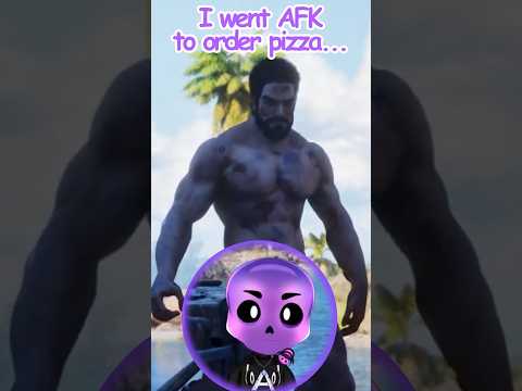 I Died While Ordering Pizza ☠️ #ark #vtuber #funny #shorts