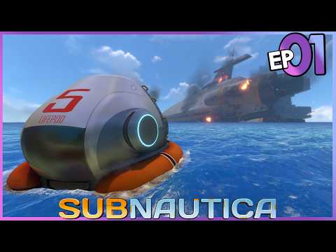 I Crashed Into An Alien Ocean! | Subnautica [EP01]
