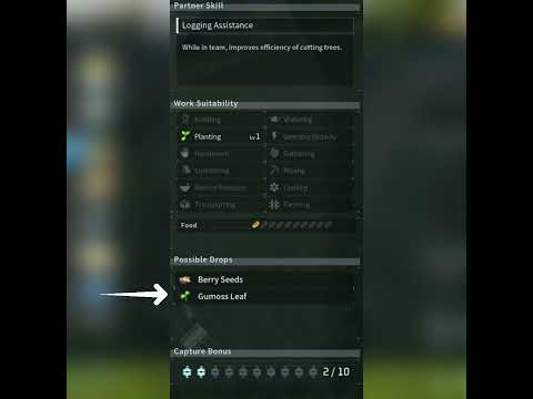 Paldeck No. 13/111 - Gumoss #palworld #shorts #smallyoutuber