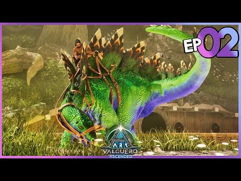 Getting An Early Stego Feels SO GOOD! | Ark Survival Ascended: Valguero [EP02]