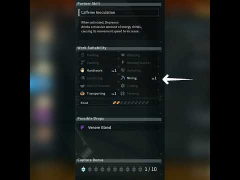 Paldeck No. 17/111 - Depresso #palworld #shorts #smallyoutuber
