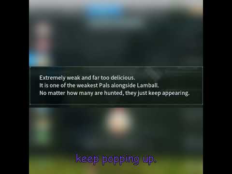 Paldeck No. 3/111 - Chikipi #palworld #shorts #smallyoutuber