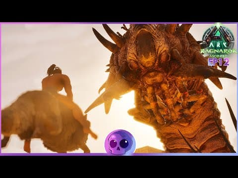 Can My Dire Wolves Take On A Deathworm?! | Ark Survival Ascended: Ragnarök [EP12]